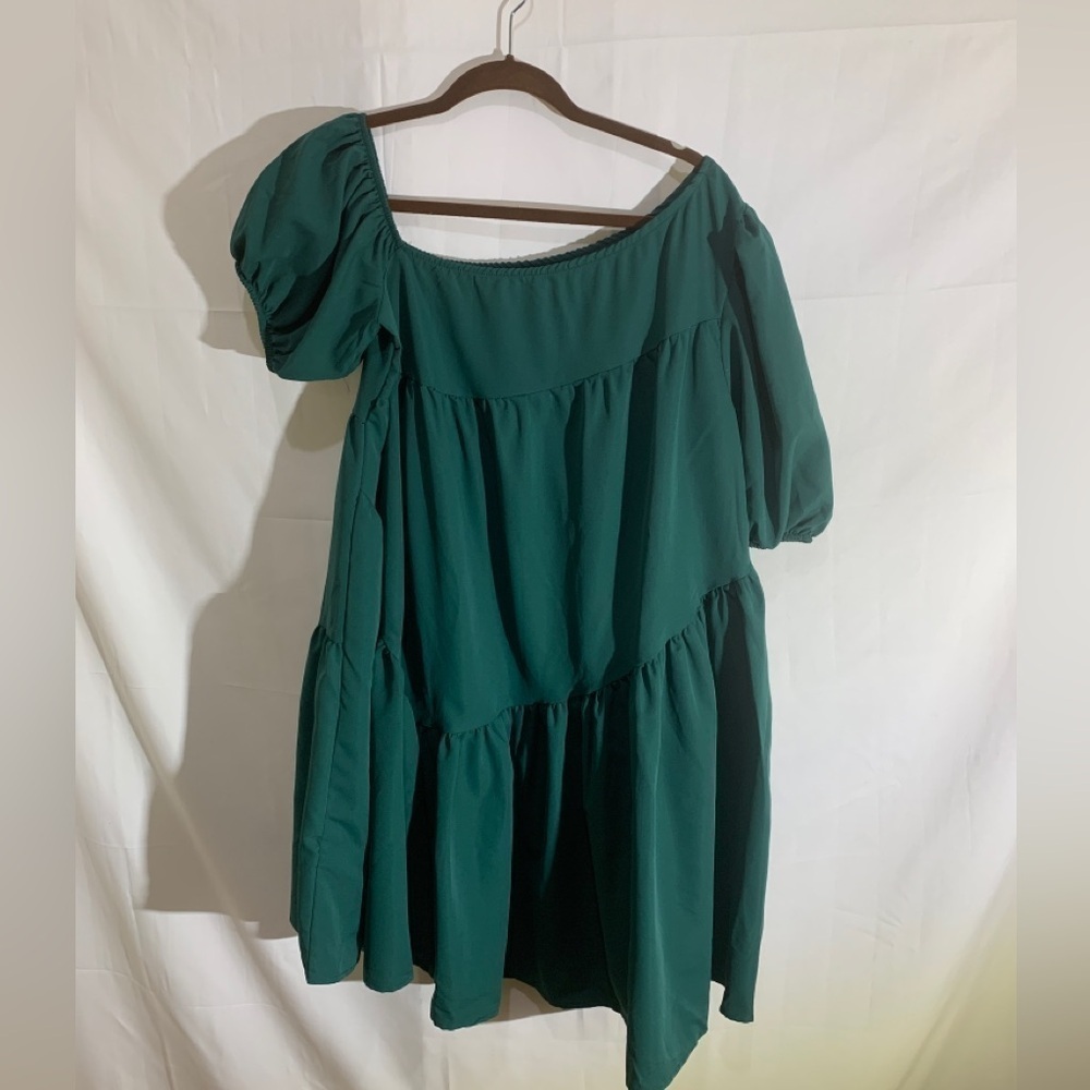 3/$28❤️SHEIN green dress size XL - Picture 4 of 8